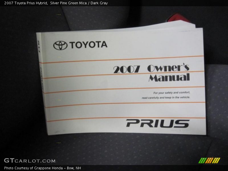 Silver Pine Green Mica / Dark Gray 2007 Toyota Prius Hybrid