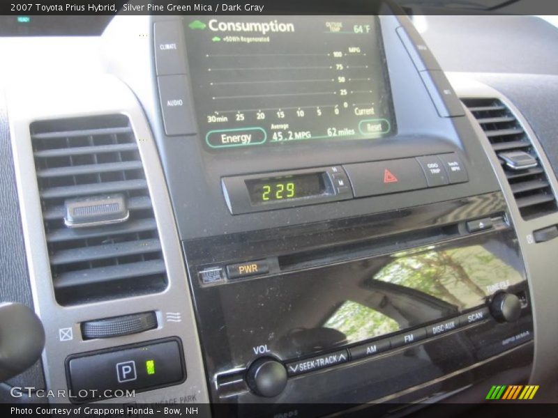 Silver Pine Green Mica / Dark Gray 2007 Toyota Prius Hybrid