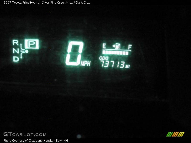 Silver Pine Green Mica / Dark Gray 2007 Toyota Prius Hybrid