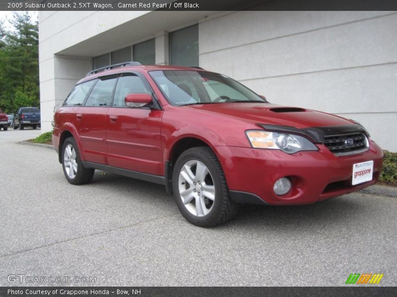 Garnet Red Pearl / Off Black 2005 Subaru Outback 2.5XT Wagon