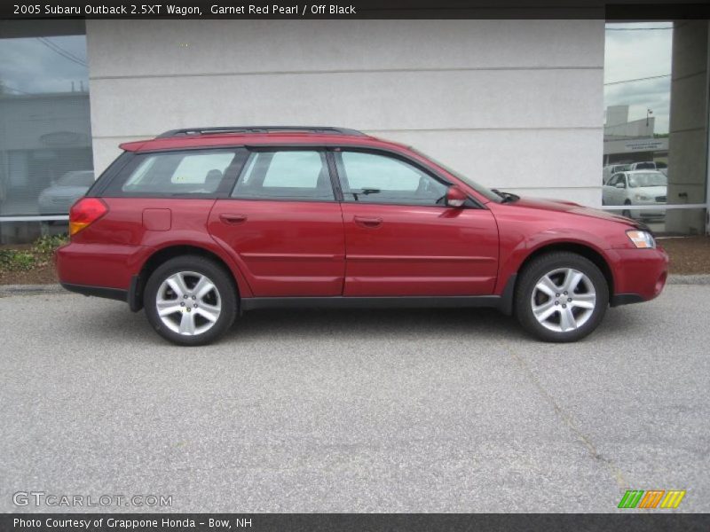 Garnet Red Pearl / Off Black 2005 Subaru Outback 2.5XT Wagon