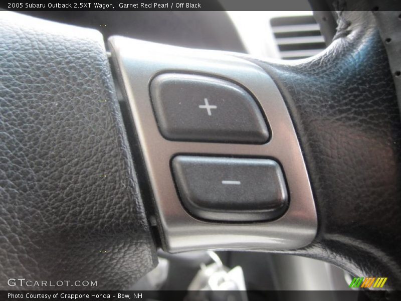 Garnet Red Pearl / Off Black 2005 Subaru Outback 2.5XT Wagon