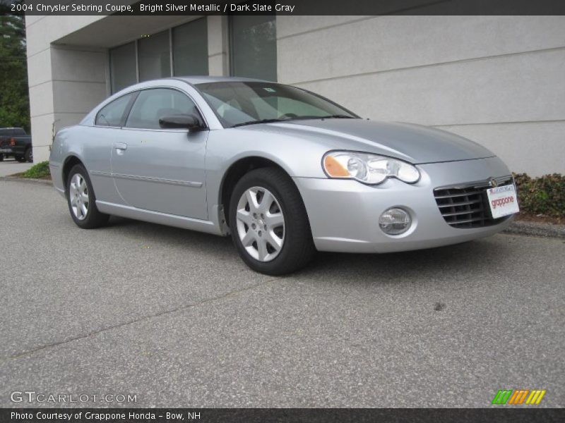 Bright Silver Metallic / Dark Slate Gray 2004 Chrysler Sebring Coupe