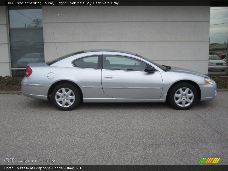 Bright Silver Metallic / Dark Slate Gray 2004 Chrysler Sebring Coupe
