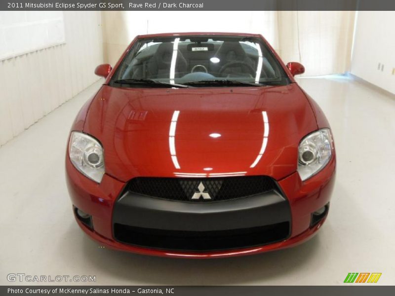 Rave Red / Dark Charcoal 2011 Mitsubishi Eclipse Spyder GS Sport