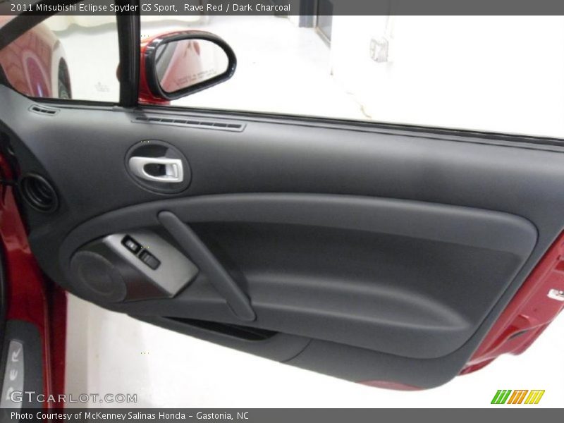 Rave Red / Dark Charcoal 2011 Mitsubishi Eclipse Spyder GS Sport
