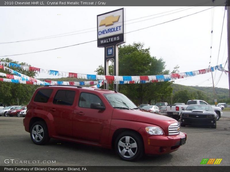 Crystal Red Metallic Tintcoat / Gray 2010 Chevrolet HHR LS