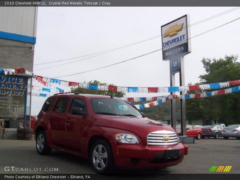 Crystal Red Metallic Tintcoat / Gray 2010 Chevrolet HHR LS