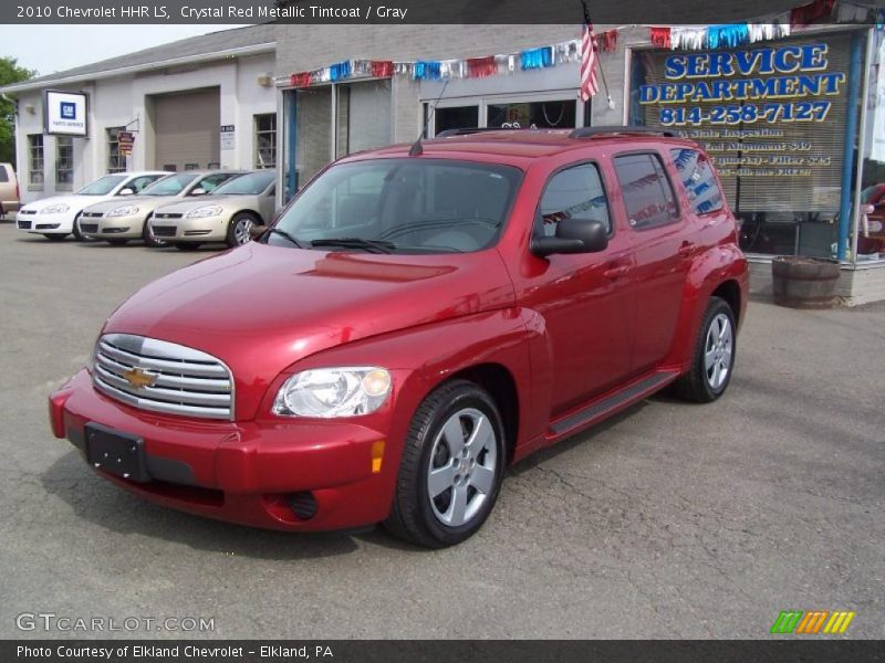 Crystal Red Metallic Tintcoat / Gray 2010 Chevrolet HHR LS