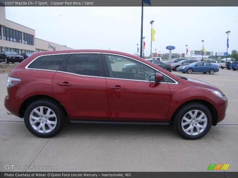 Copper Red Mica / Sand 2007 Mazda CX-7 Sport
