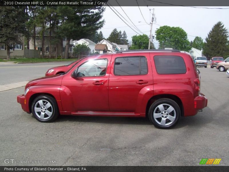 Crystal Red Metallic Tintcoat / Gray 2010 Chevrolet HHR LS