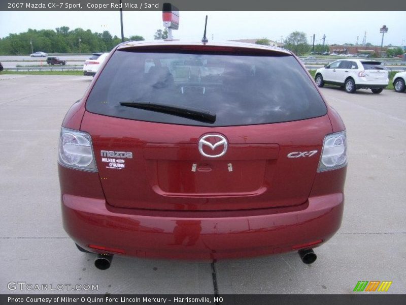 Copper Red Mica / Sand 2007 Mazda CX-7 Sport