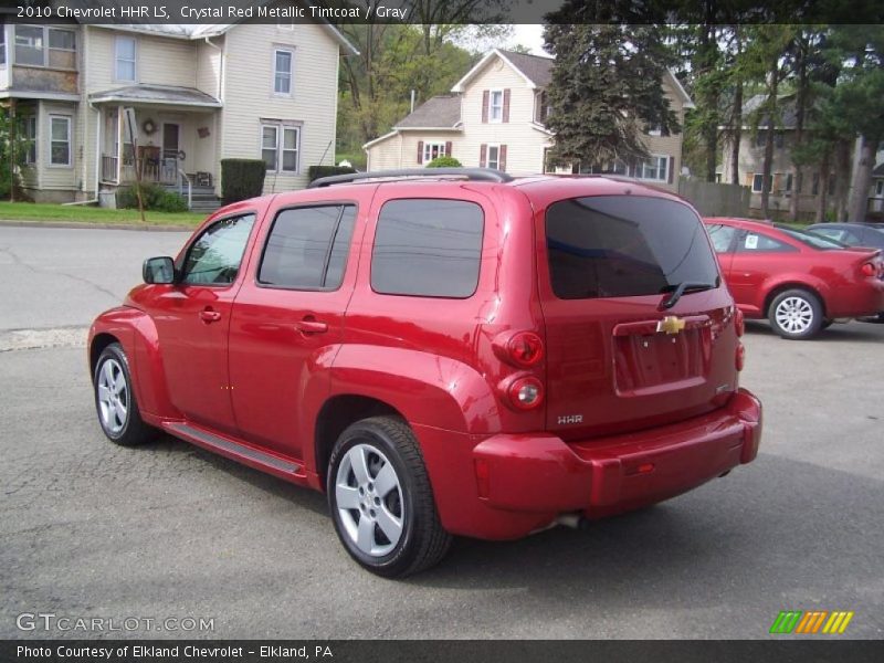 Crystal Red Metallic Tintcoat / Gray 2010 Chevrolet HHR LS