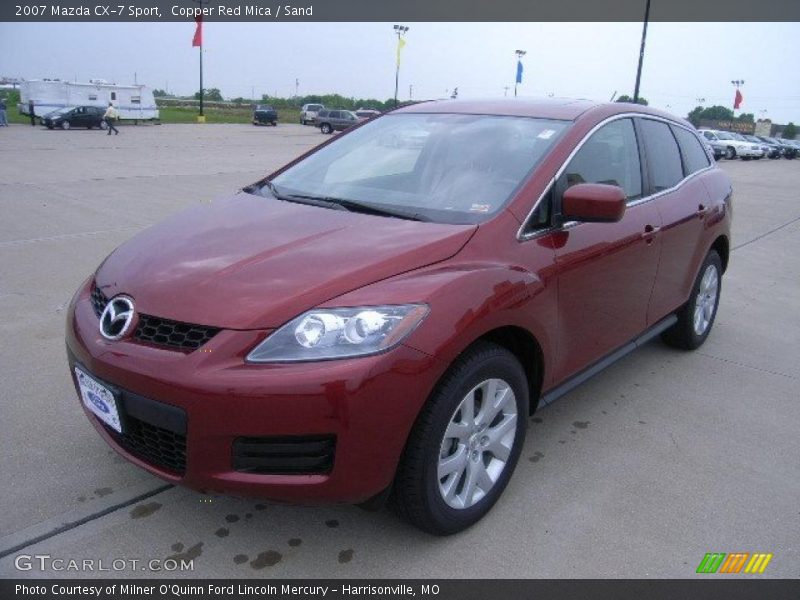 Copper Red Mica / Sand 2007 Mazda CX-7 Sport