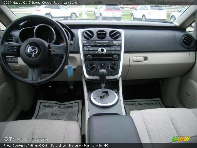 Copper Red Mica / Sand 2007 Mazda CX-7 Sport
