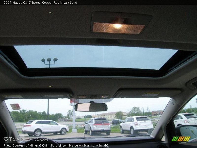 Copper Red Mica / Sand 2007 Mazda CX-7 Sport