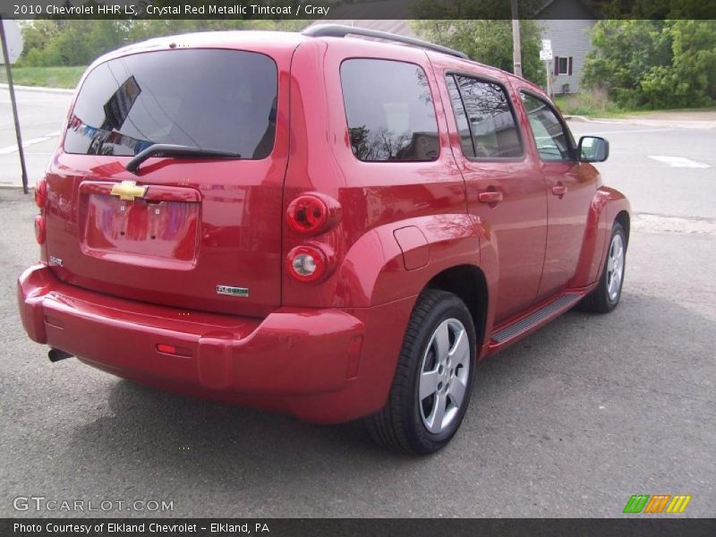 Crystal Red Metallic Tintcoat / Gray 2010 Chevrolet HHR LS