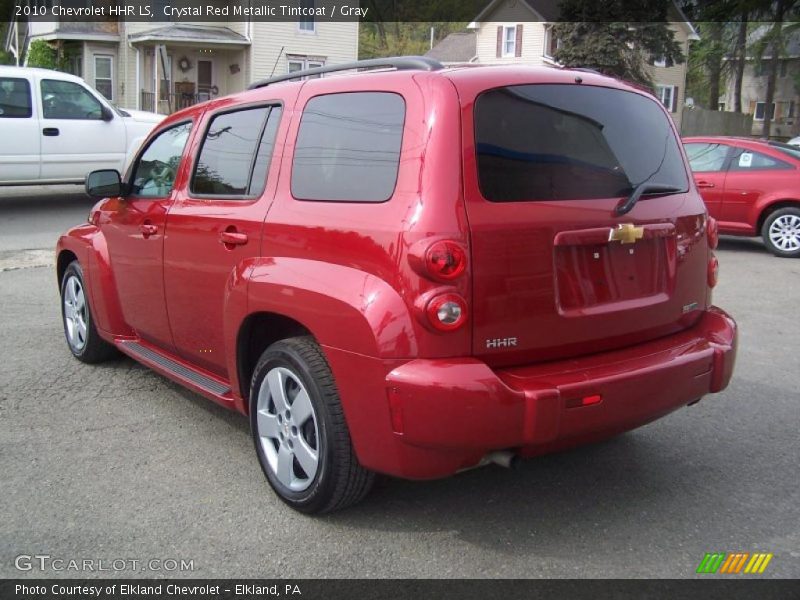 Crystal Red Metallic Tintcoat / Gray 2010 Chevrolet HHR LS