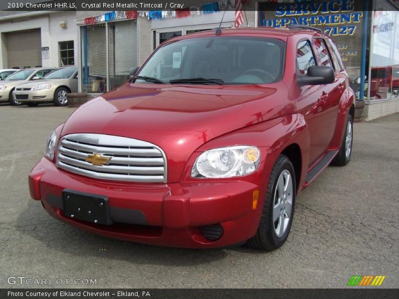 Crystal Red Metallic Tintcoat / Gray 2010 Chevrolet HHR LS