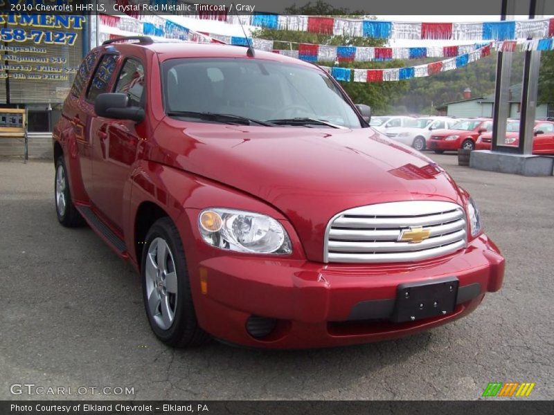 Crystal Red Metallic Tintcoat / Gray 2010 Chevrolet HHR LS
