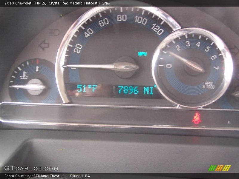 Crystal Red Metallic Tintcoat / Gray 2010 Chevrolet HHR LS