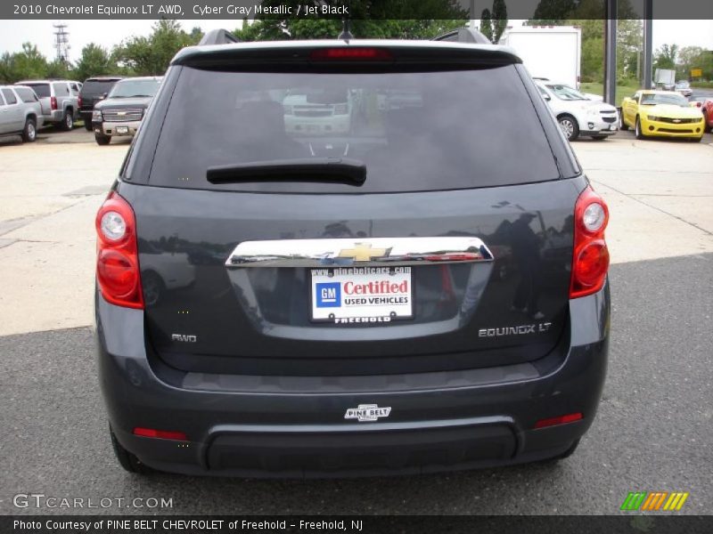 Cyber Gray Metallic / Jet Black 2010 Chevrolet Equinox LT AWD