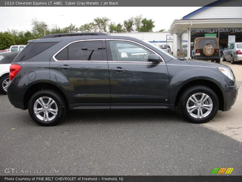Cyber Gray Metallic / Jet Black 2010 Chevrolet Equinox LT AWD
