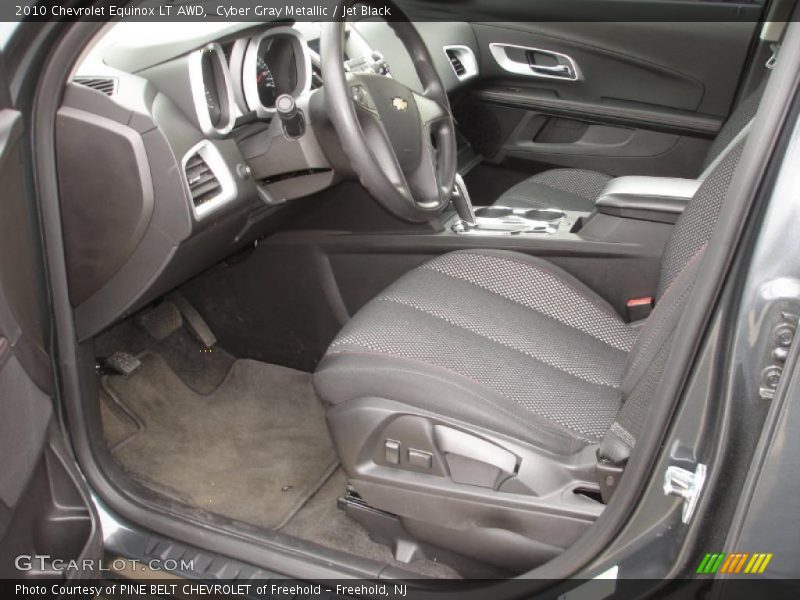 Cyber Gray Metallic / Jet Black 2010 Chevrolet Equinox LT AWD