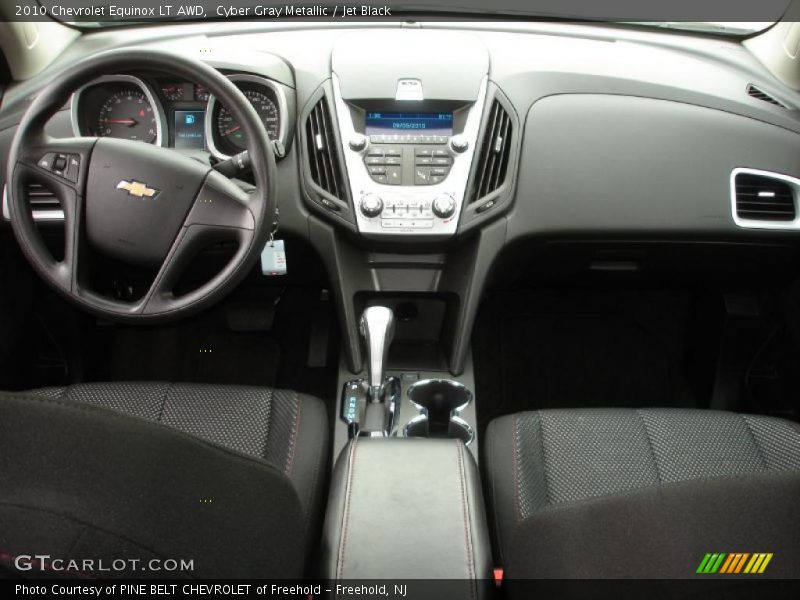 Cyber Gray Metallic / Jet Black 2010 Chevrolet Equinox LT AWD