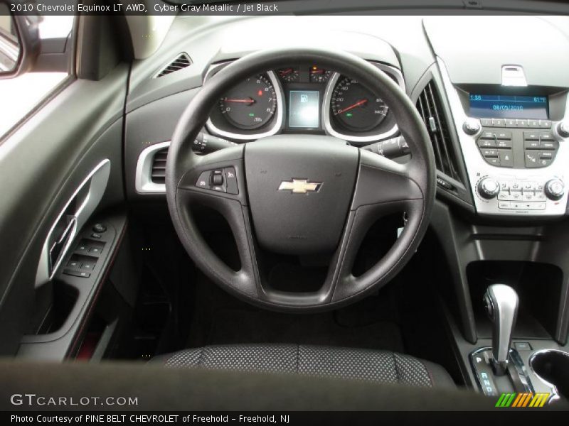 Cyber Gray Metallic / Jet Black 2010 Chevrolet Equinox LT AWD