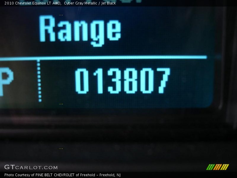 Cyber Gray Metallic / Jet Black 2010 Chevrolet Equinox LT AWD