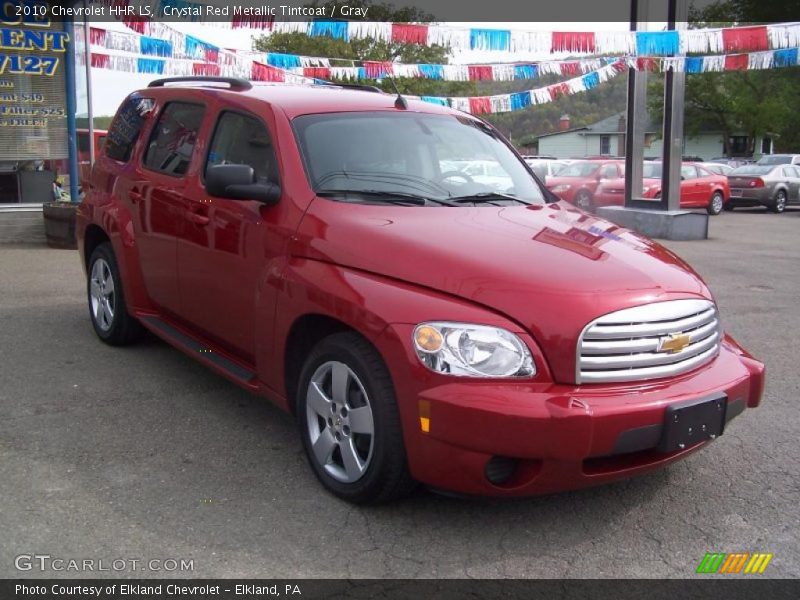 Crystal Red Metallic Tintcoat / Gray 2010 Chevrolet HHR LS