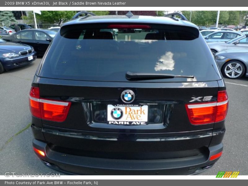 Jet Black / Saddle Brown Nevada Leather 2009 BMW X5 xDrive30i