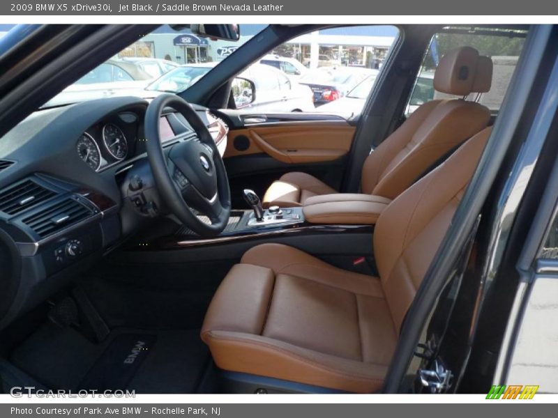 Jet Black / Saddle Brown Nevada Leather 2009 BMW X5 xDrive30i