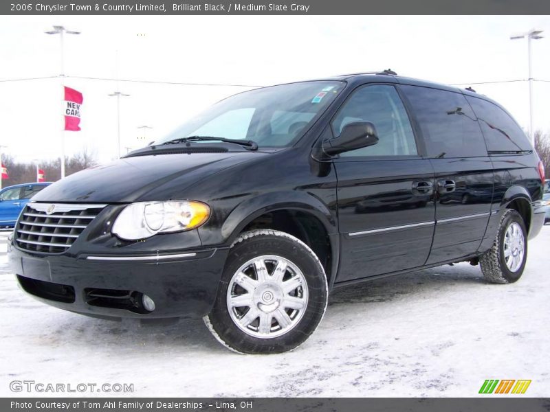 Brilliant Black / Medium Slate Gray 2006 Chrysler Town & Country Limited