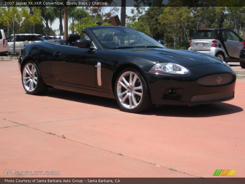 Ebony Black / Charcoal 2007 Jaguar XK XKR Convertible