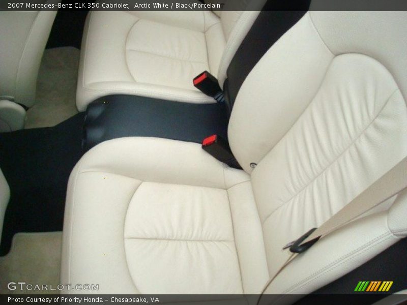 Arctic White / Black/Porcelain 2007 Mercedes-Benz CLK 350 Cabriolet