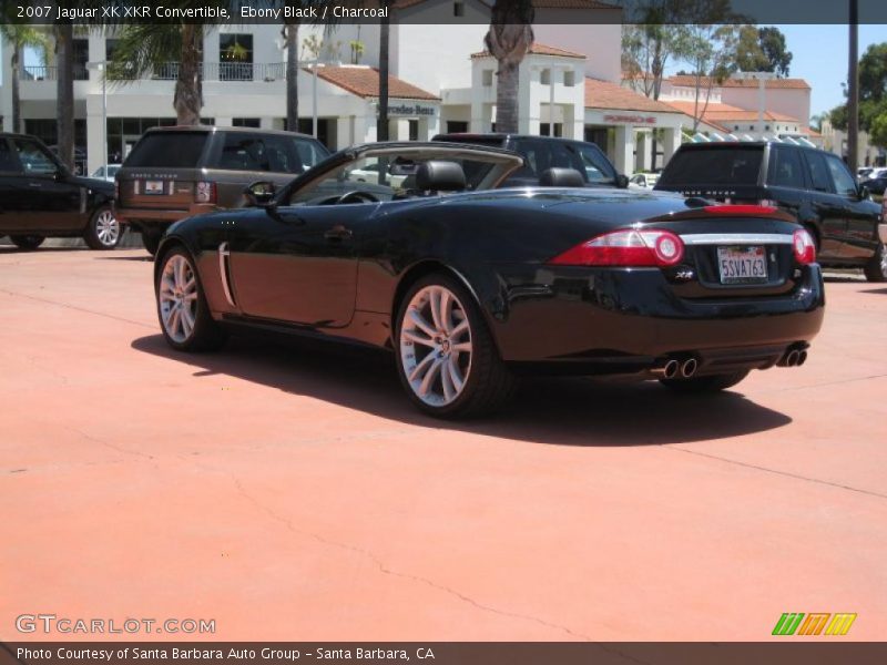 Ebony Black / Charcoal 2007 Jaguar XK XKR Convertible