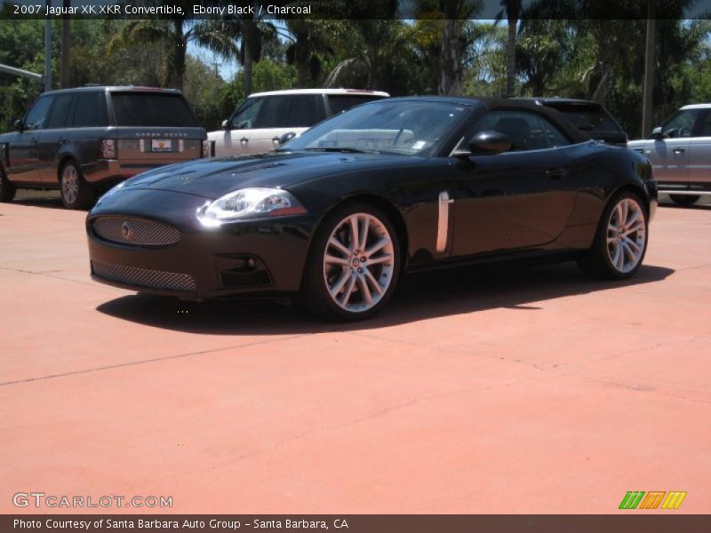 Ebony Black / Charcoal 2007 Jaguar XK XKR Convertible