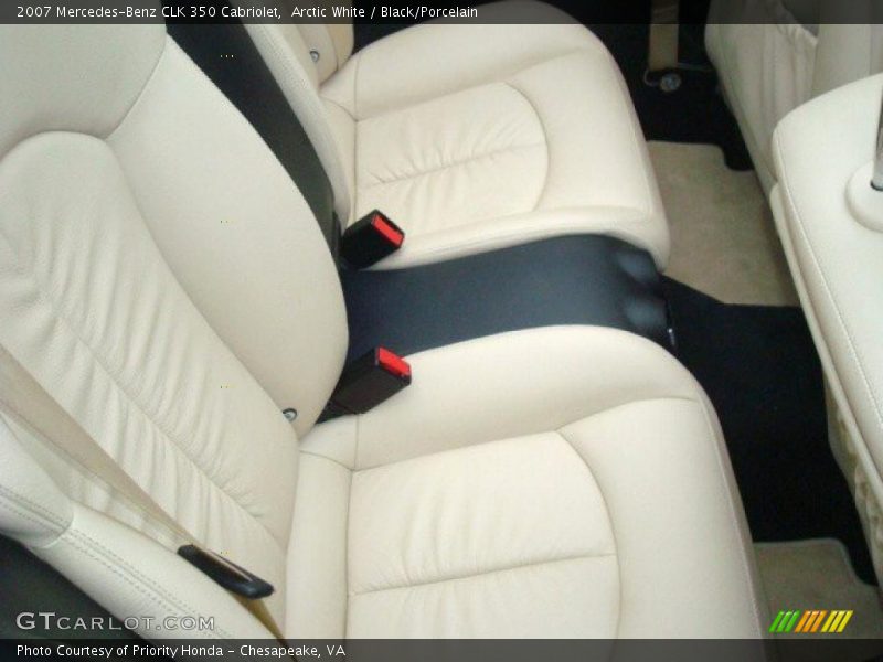 Arctic White / Black/Porcelain 2007 Mercedes-Benz CLK 350 Cabriolet