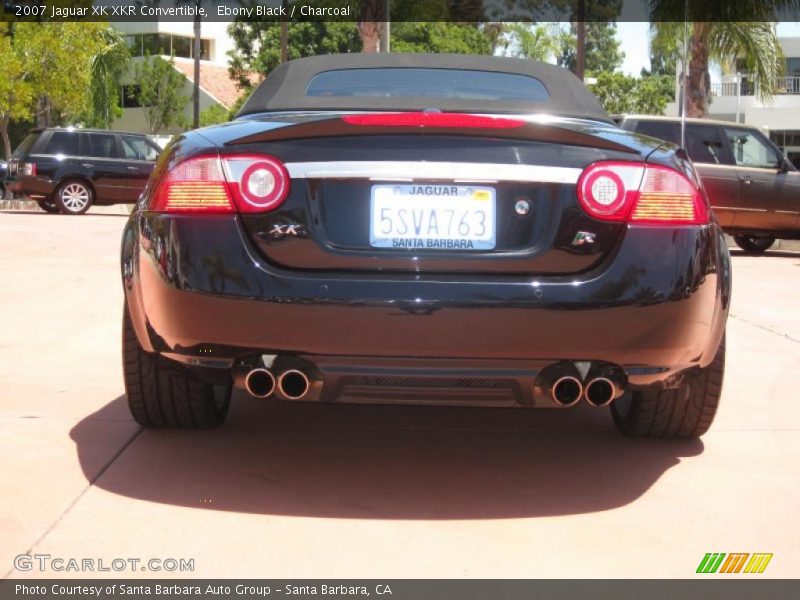 Ebony Black / Charcoal 2007 Jaguar XK XKR Convertible