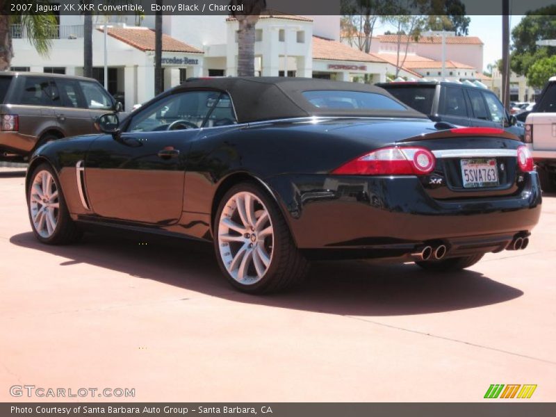 Ebony Black / Charcoal 2007 Jaguar XK XKR Convertible