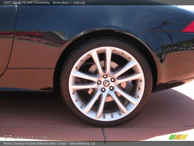 Ebony Black / Charcoal 2007 Jaguar XK XKR Convertible