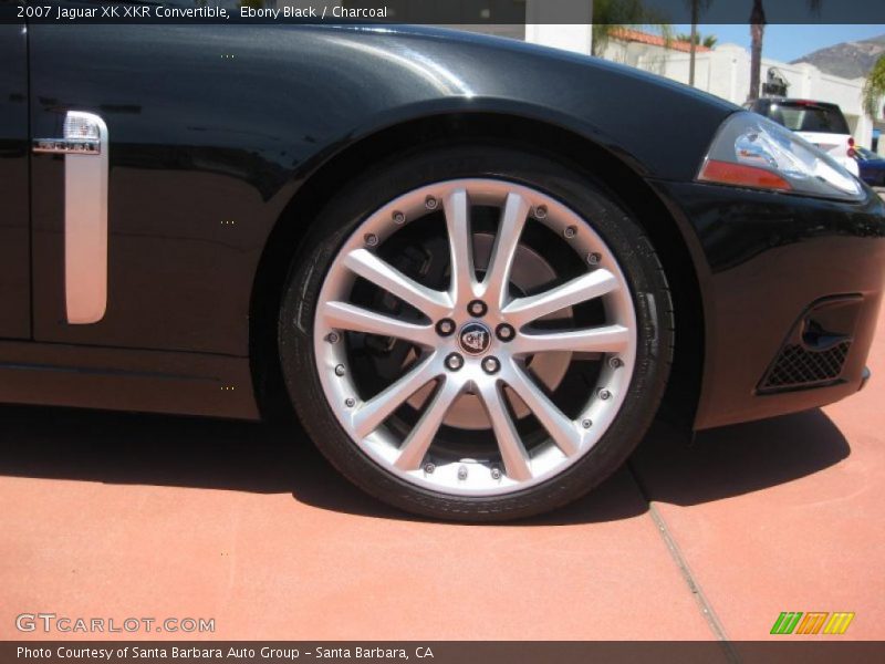 Ebony Black / Charcoal 2007 Jaguar XK XKR Convertible