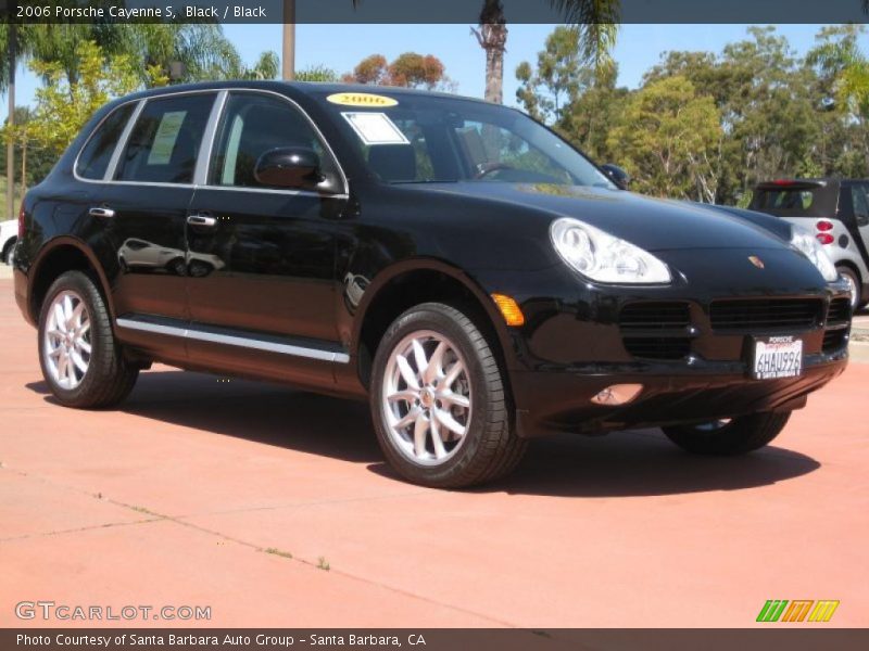 Black / Black 2006 Porsche Cayenne S