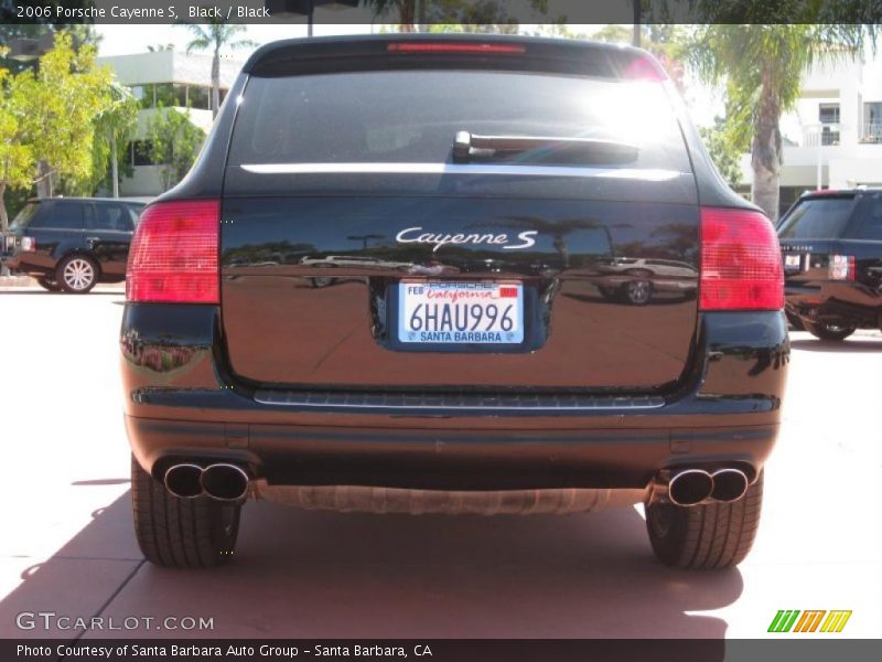 Black / Black 2006 Porsche Cayenne S