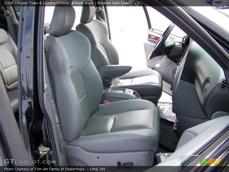 Brilliant Black / Medium Slate Gray 2006 Chrysler Town & Country Limited