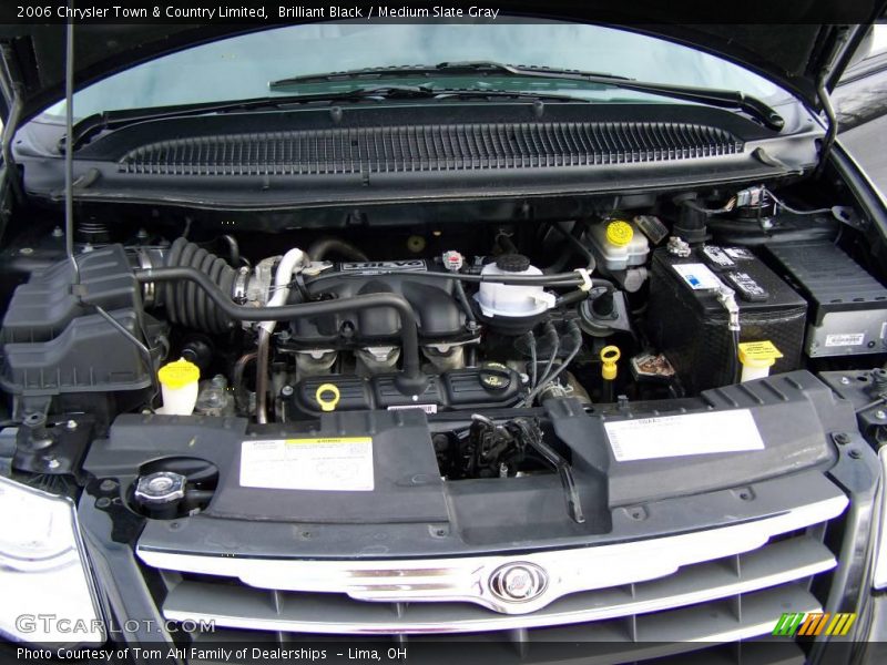 Brilliant Black / Medium Slate Gray 2006 Chrysler Town & Country Limited