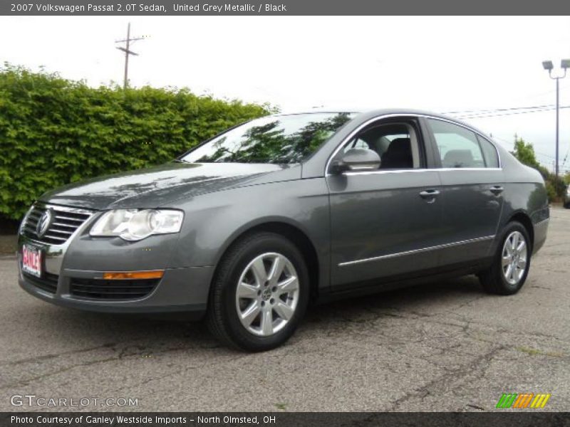 United Grey Metallic / Black 2007 Volkswagen Passat 2.0T Sedan