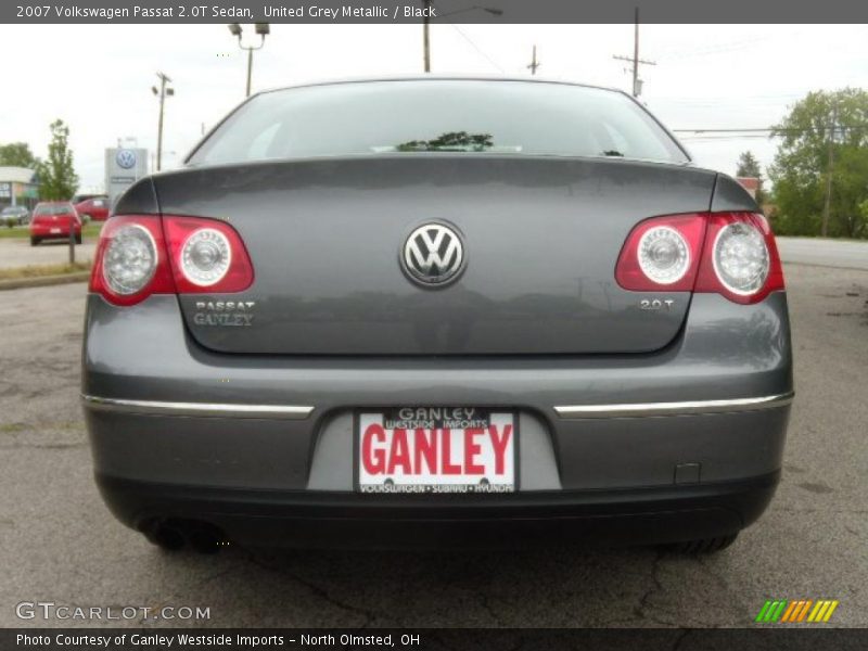 United Grey Metallic / Black 2007 Volkswagen Passat 2.0T Sedan